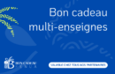 Bon cadeau multi-enseinges classique bleu