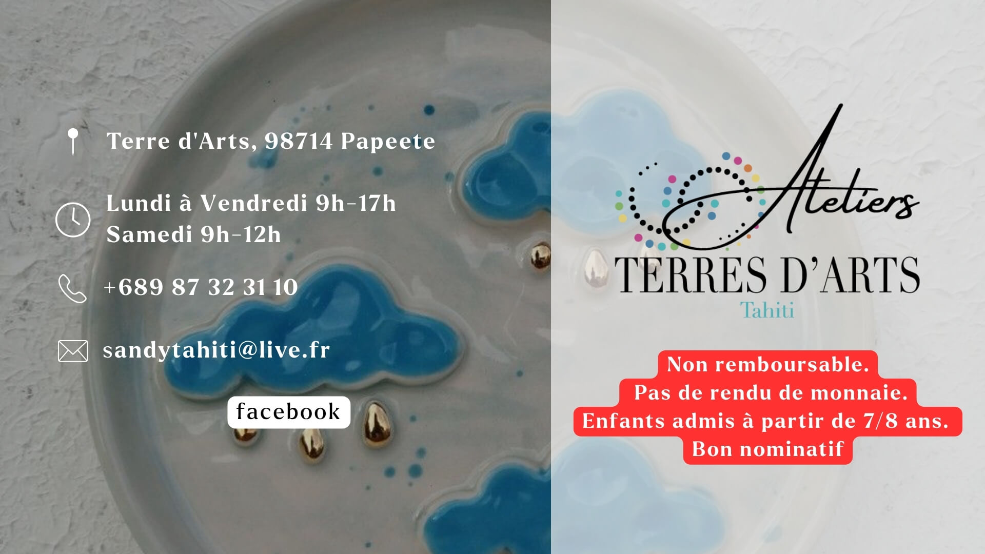 Ateliers terres d'arts Tahiti 2 Ateliers Terres d'Arts